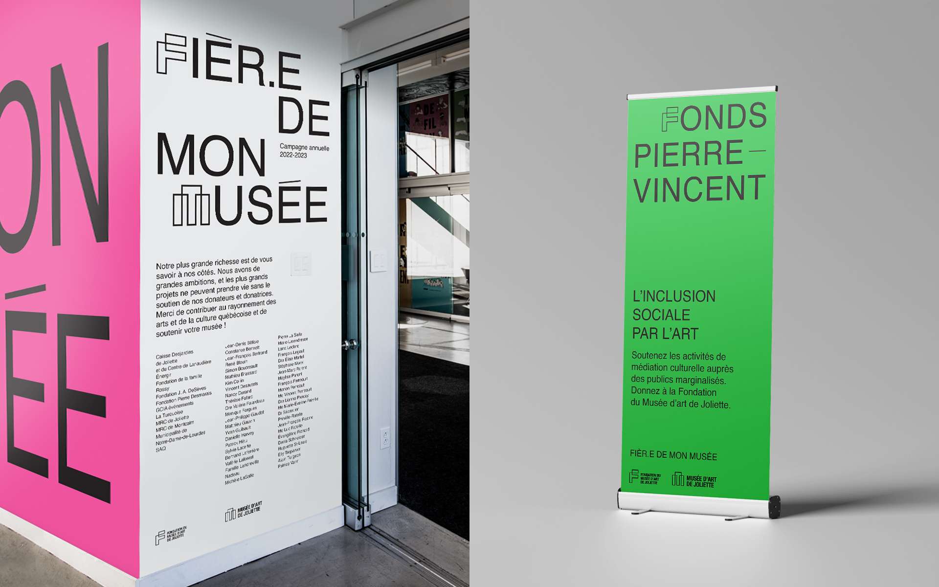 Fondation du Musée d’art de Joliette - Refonte de l’identité visuelle et des messages clés