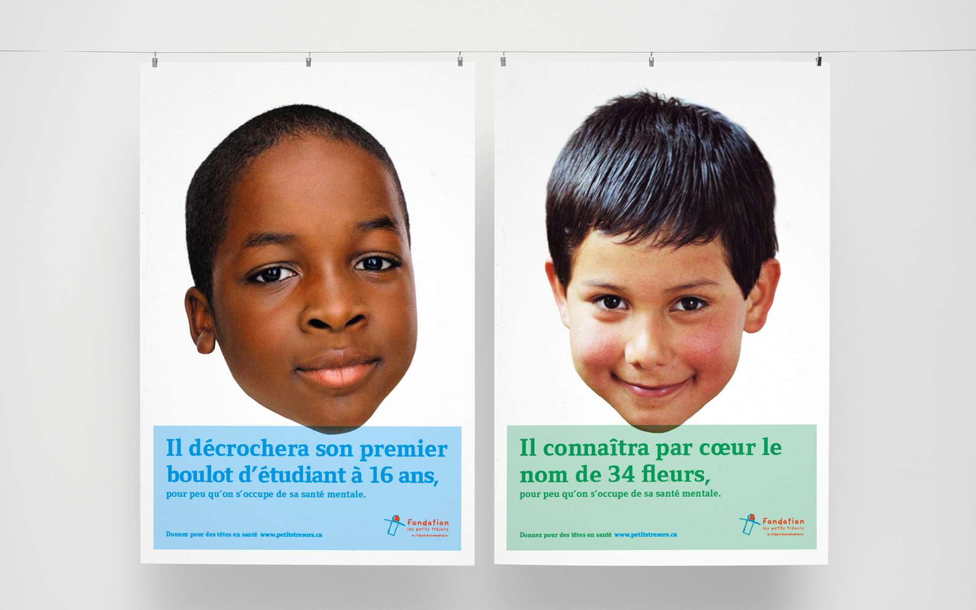 Fondation Les petits trésors - Des têtes en santé