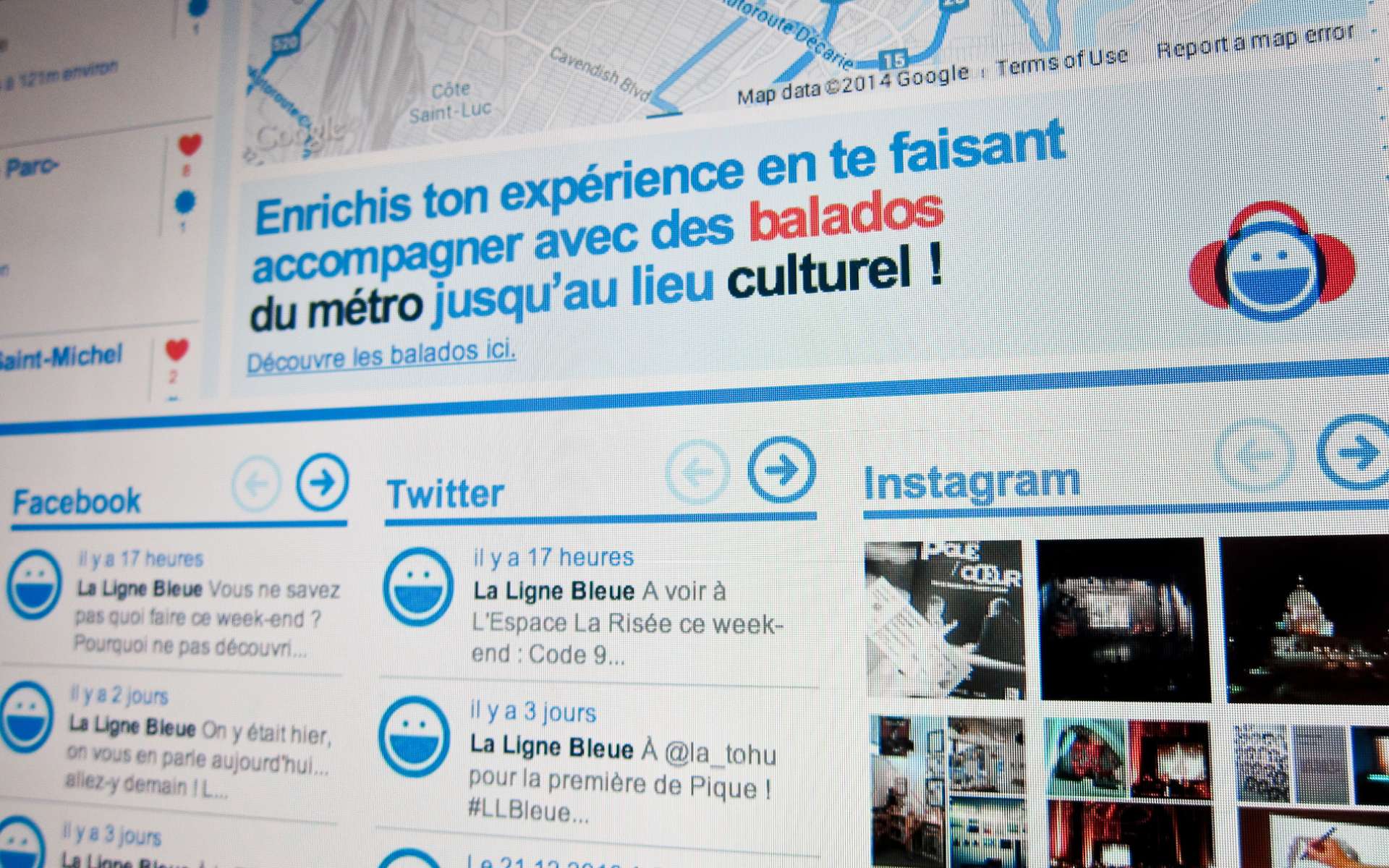 La Ligne Bleue - Programme d’identité et site collaboratif